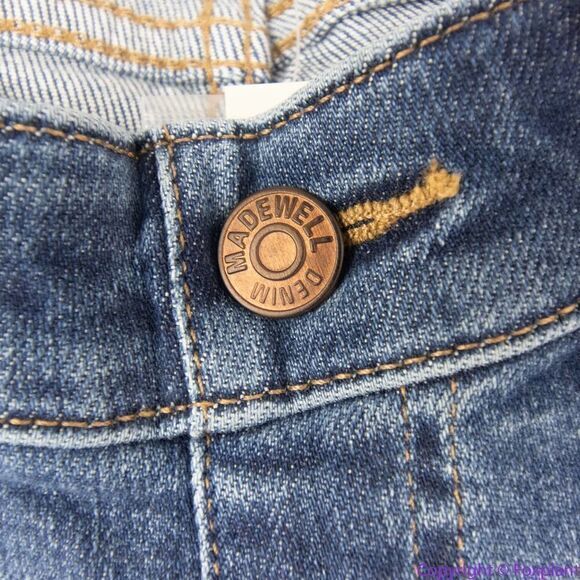 NEW Madewell Maternity Side-Panel Skinny Jeans in Wendover Wash, 28 - Picture 11 of 16